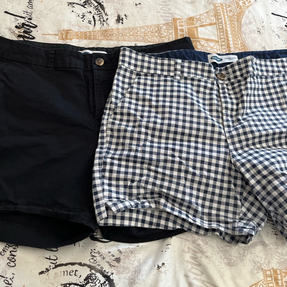2 mid rise shorts size 14